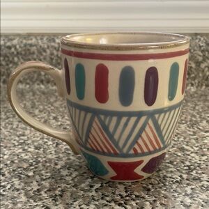 Colorful Geometric Pattern Mug